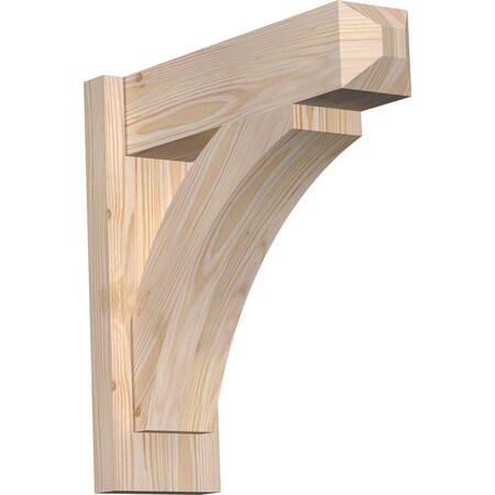Ekena Millwork Thorton Smooth Craftsman Outlooker, Douglas Fir, 5 1/2"W x 18"D x 18"H OUT06X18X18THR04SDF